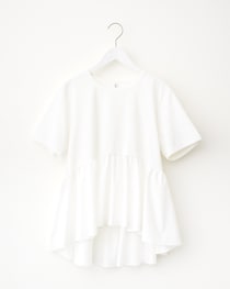 【GUで指名買い】50代が選ぶべき１着1枚でも重ね着にも使える優秀ペプラムTシャツ