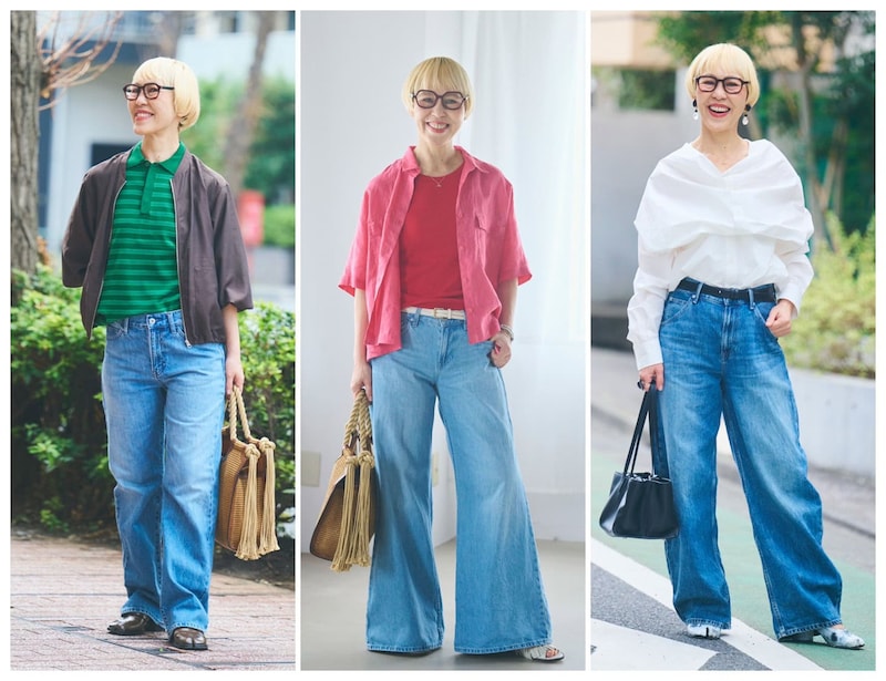 【ユニクロで人気の3大デニムを攻略】タイプ別おすすめコーデを提案 ~冨永彩心さんが指南! 毎日の装いがちょっと垢ぬけるコツ vol.6~