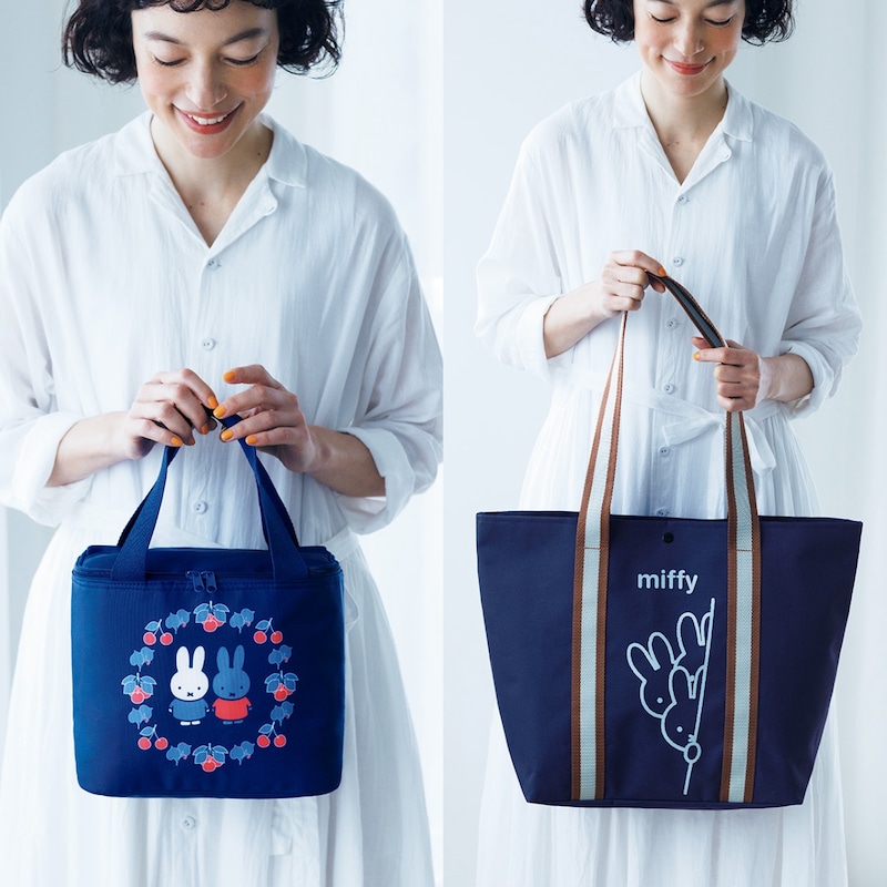 【次号予告】ミッフィーの万能アイテム2種同時発売!『 大人の大容量トート』&『マチが広いボックス型保冷バッグ』を見逃さないで!
