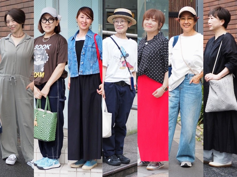 【1週間スナップ】50代のおしゃれさんはスニーカーに何合わせてる? 雨の日も快適&洒落る着こなし7選