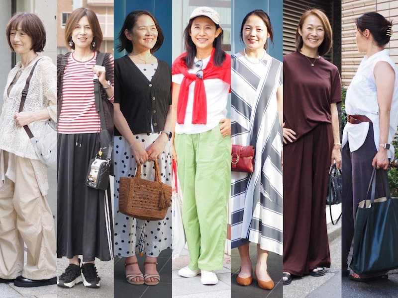 【1週間スナップ】暑くても品よく見える秘密は? 50代おしゃれさんの夏コーデ7選(7月13日~19日)