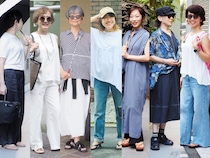 【1週間スナップ】50代の夏コーデ、何か物足りない？ 小物であか抜けるテクニック7選（7月28日～8月2日）