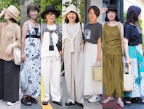 【1週間スナップ】50代の「暑くて服選びに困る……」を解決！ 軽やか素材の夏コーデ7選（8月3日～9日）