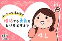 【婚活漫画】ぽっちゃり漫画家が婚活する勇気をとりもどすまで・第3話「決意」