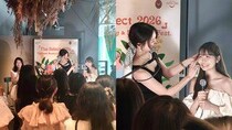 ほのぴすさんが話題のスワイメイクに挑戦！タイコスメを使ったメイクショーを福岡・六本松 蔦屋書店で開催