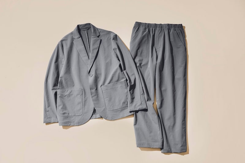 ニューバランスから今年7月に誕生した新ブランド「エヌビー グレー（NB GREY）」のセットアップ