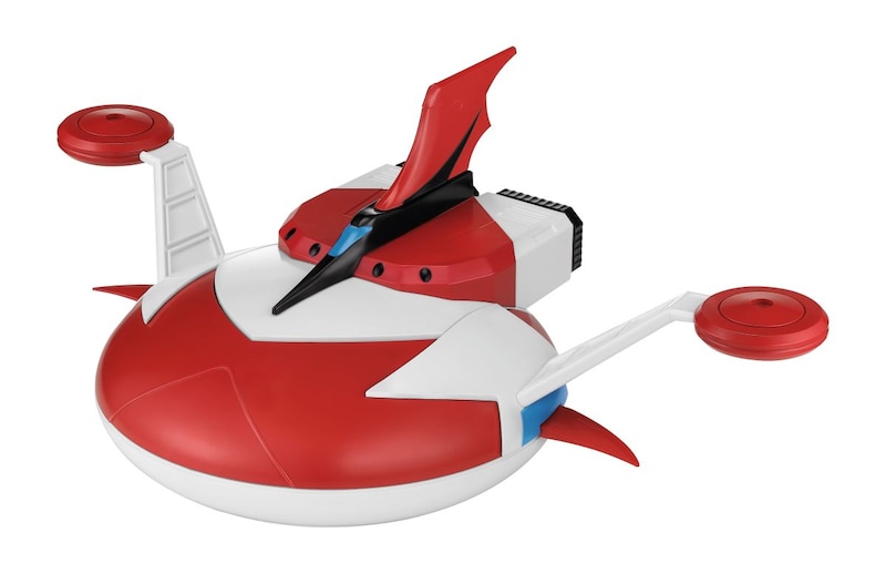 本品はUFOスペイザーをイメージしたカプセルに収められ、印象的なゴールドとブラックの外箱で届く