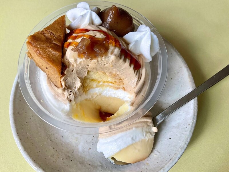 セブン-イレブン、プリンケーキパフェ　栗三昧