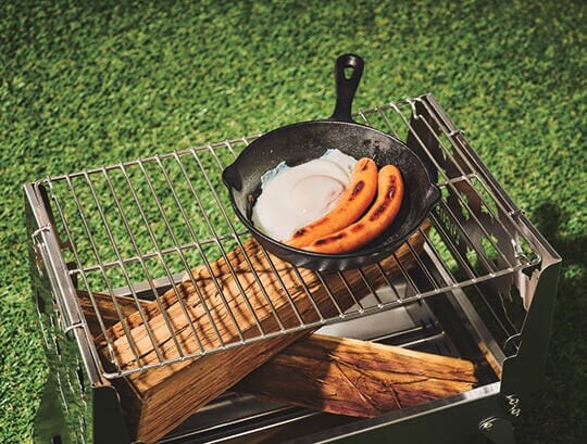 焚き火料理もすぐできる