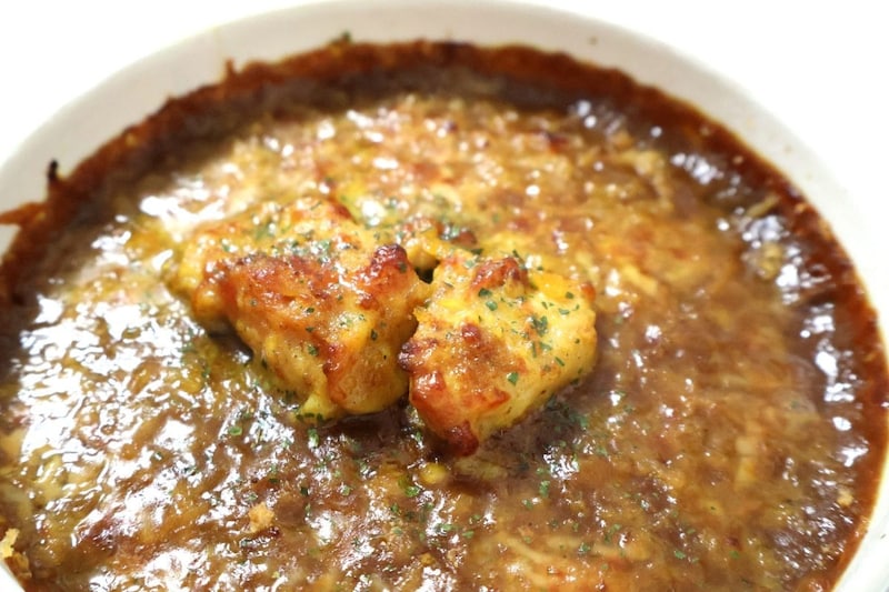 トッピングはチキン