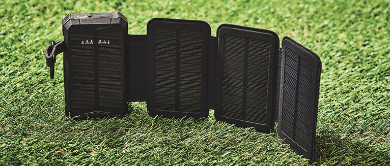 ソーラーパネルで自動充電