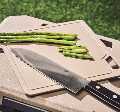 仕切り板がまな板に！