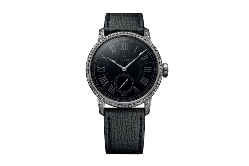 ルイ・エラール「ノワールモン メティエダール ルイ・エラール グラヴェ・マン」¥1,397,000/自動巻/42㎜径/5気圧防水/パワーリザーブは約38時間/世界限定99本