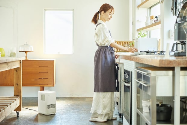 キッチンにも設置しやすい