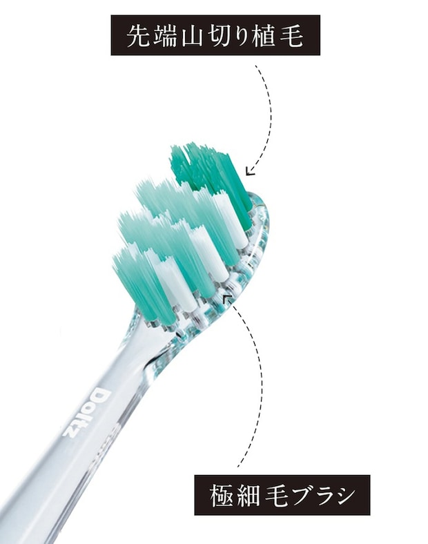 歯間や歯周ポケットにしっかり届く歯間フィットブラシ