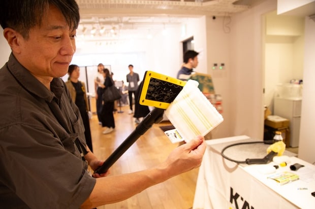 フロアノズル用クロスの取り付け交換も簡単です