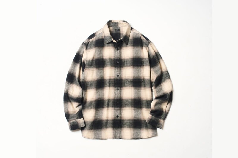 ユニクロ フランネルチェックシャツ