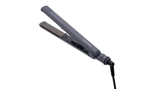 サロニア ストレートヘアアイロン グレー 24mm ¥3,828(税込)