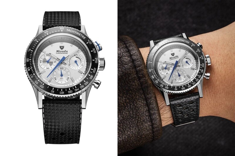 ニバダ・グレンヒェン「クロノキングレーシング(87046Q01)」¥111,000/クオーツ/38㎜径/10気圧防止