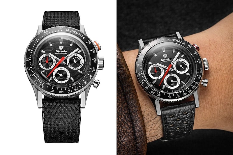 ニバダ・グレンヒェン「クロノキングレーシング(87048Q01)」¥111,000/クオーツ/38㎜径/10気圧防止