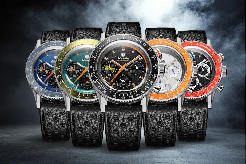 【“着こなす時計”という新提案】ニバダ・グレンヒェン70年代の名作を再解釈!5種の交換ベゼルを備えた「クロノキングレーシング」誕生