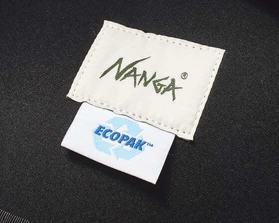 サステナブルな先進生地「エコパック」を採用!