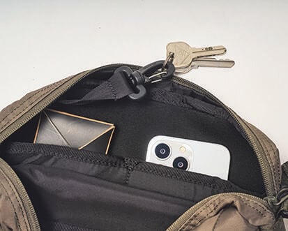 ナンガ
エコパック UR ボディバッグ　「ポケットはネオプレーン生地！」