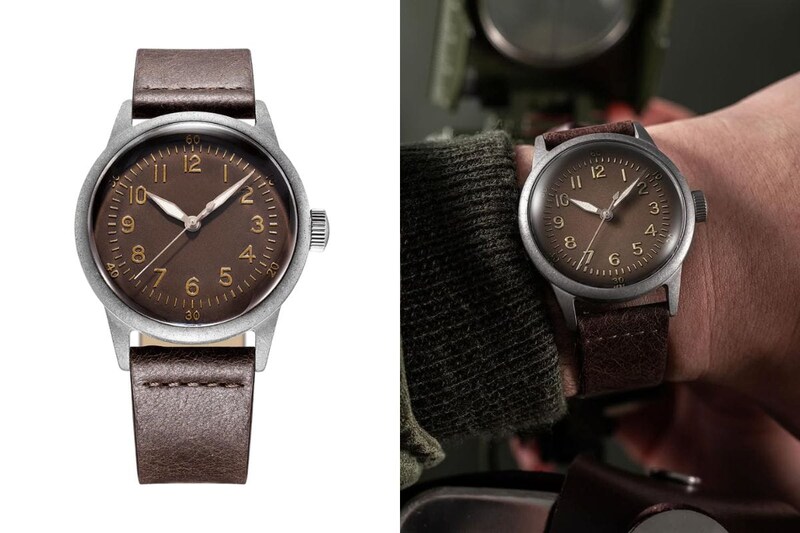 レジダス「Neptune-44 Patina」¥95,700/自動巻/38㎜径/パワーリザーブは約42時間/10気圧防水