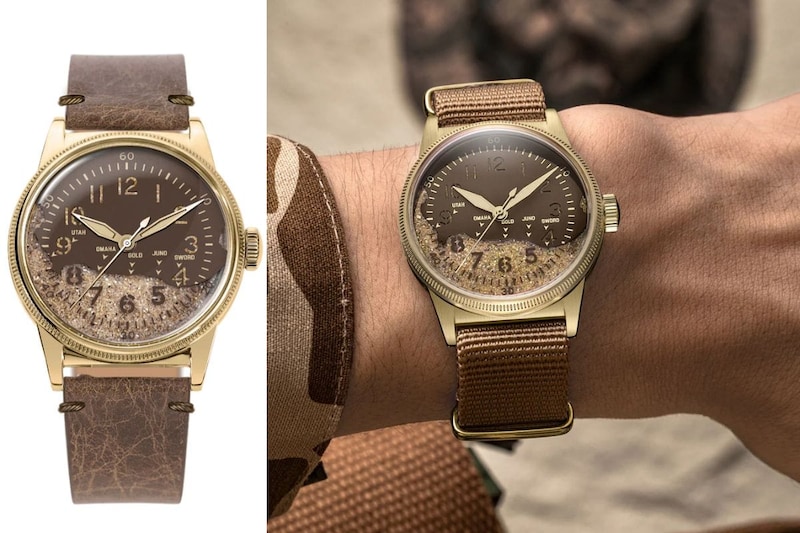 レジダス「A-11 Utah Beach MK2 Blue Steel」¥93,500/自動巻/38㎜径/パワーリザーブは約41時間/10気圧防水