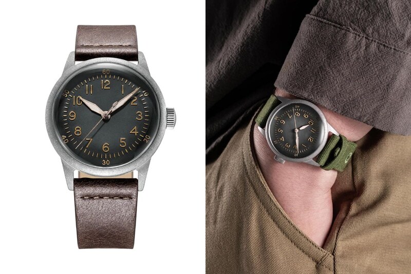 レジダス「Neptune-44 Black」¥95,700/自動巻/38㎜径/パワーリザーブは約42時間/10気圧防水