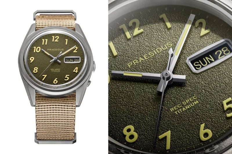 レジダス「Rec Spec Titanium Version Nylon」¥66,000/自動巻/38㎜径/パワーリザーブは約41時間/5気圧防水