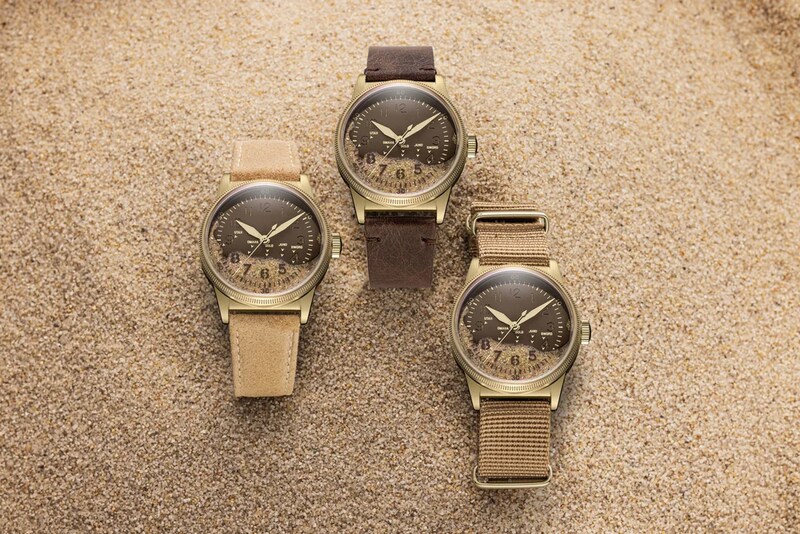 「文字盤に砂を封入!?」米軍用時計の伝統を受け継ぐプレジダスの新作はノルマンディー上陸作戦を記念した味な3モデル