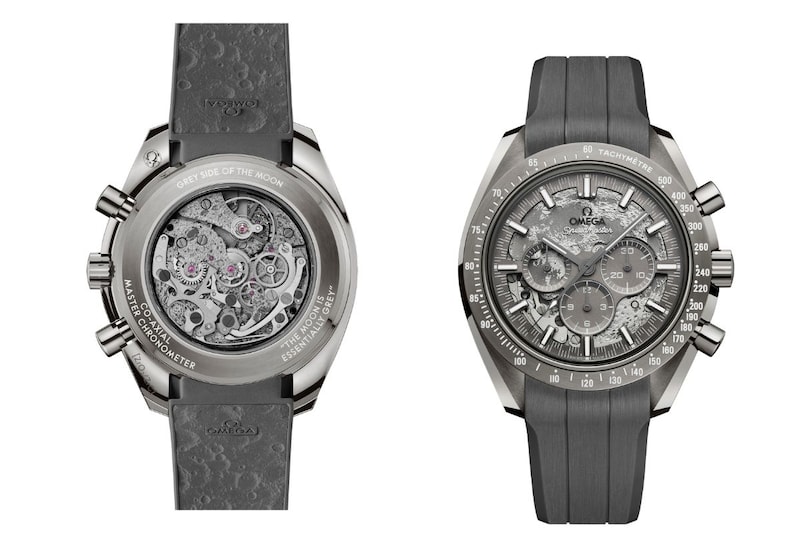 オメガ「スピードマスター ダーク & グレー サイド オブ ザ ムーン（310.92.44.50.06.002）」￥2,321,000／手巻／44.25㎜径／パワーリザーブは60時間／50m防水