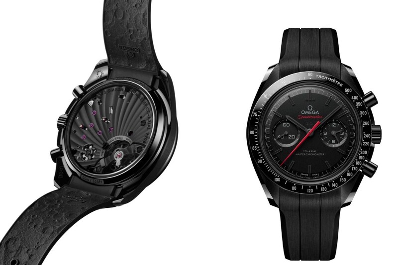 オメガ「スピードマスター ダーク & グレー サイド オブ ザ ムーン（310.92.44.51.01.001）」￥2,266,000／手巻／44.25㎜径／パワーリザーブは60時間／50m防水