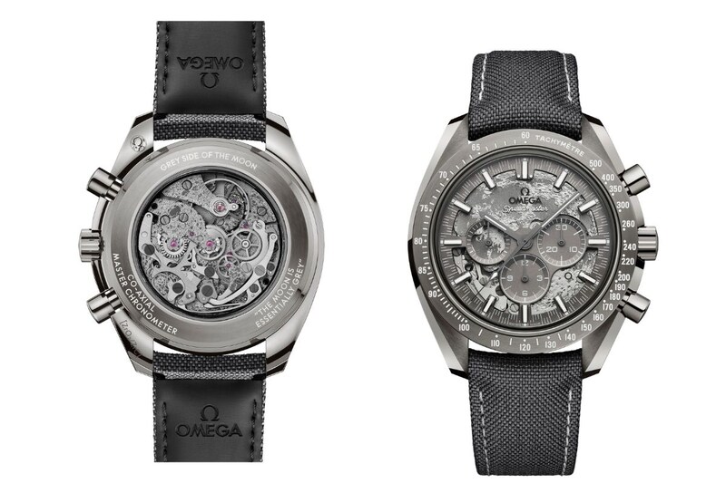 オメガ「スピードマスター ダーク & グレー サイド オブ ザ ムーン（310.92.44.50.06.001）」￥2,321,000／手巻／44.25㎜径／パワーリザーブは60時間／50m防水