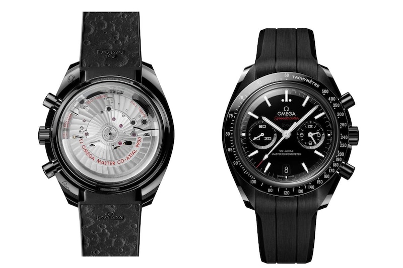 オメガ「スピードマスター ダーク & グレー サイド オブ ザ ムーン（310.92.44.51.01.004）」￥2,211,000／自動巻／44.25㎜径／パワーリザーブは60時間／50m防水