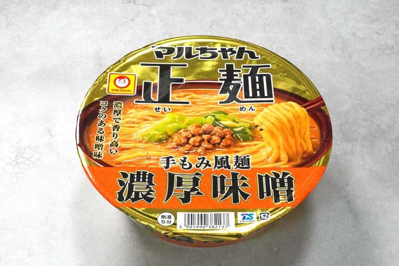 東洋水産 マルちゃん正麺 カップ 濃厚味噌 ¥278(税抜)