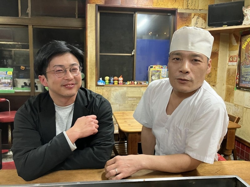 長谷田さんとふくちゃんラーメンの店主榊さん