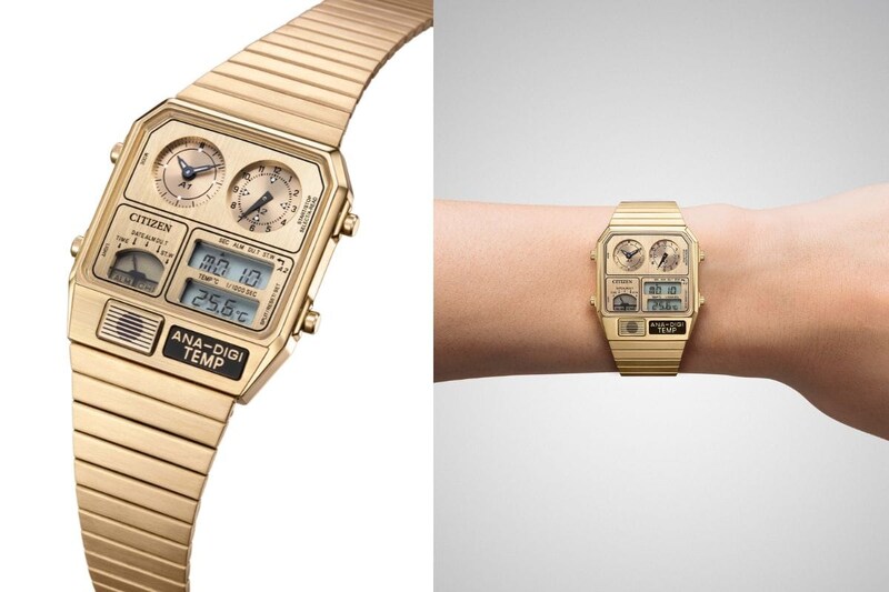 シチズンコレクション レコードレーベル「メタリック アナデジテンプ（JG2104-53R）」￥40,700／クオーツ／32.5㎜／日常生活用防水／限定300本