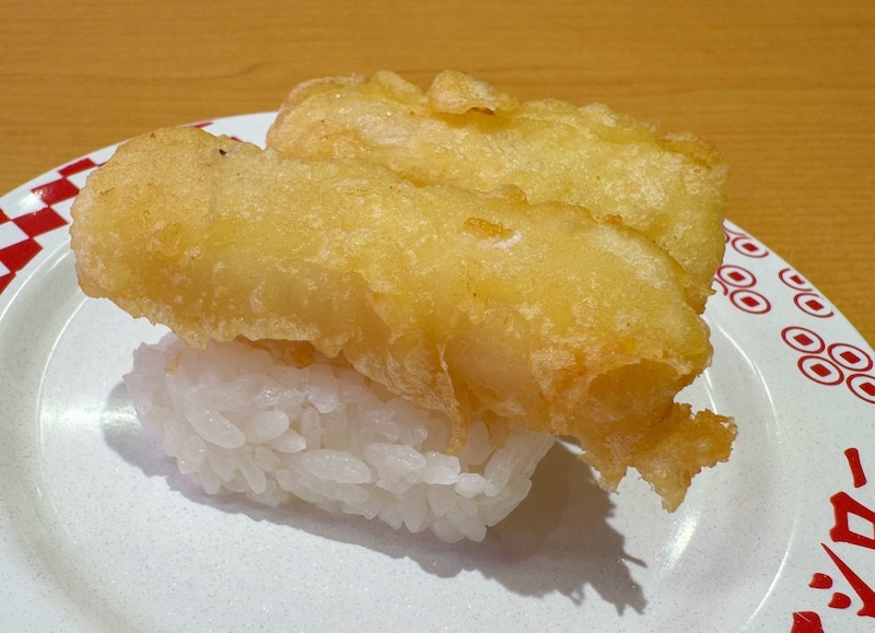 かに身の天ぷらにぎり