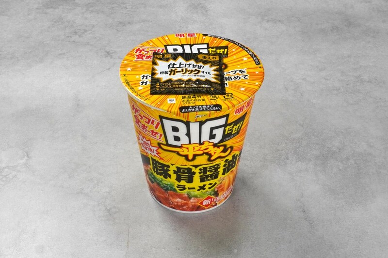 明星 BIGだぜ！一平ちゃん 豚骨醤油ラーメン
￥236（税別）
