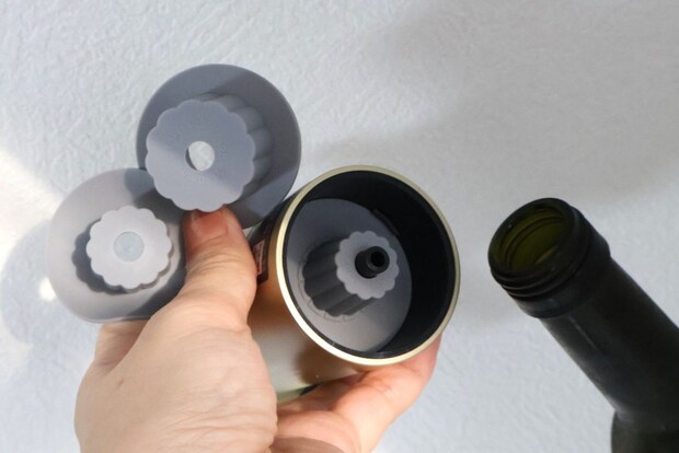 替えのボトルキャップは3種類