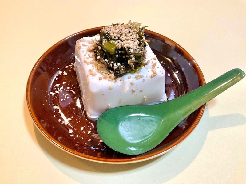 久世福商店、ねばねば昆布　野沢菜【店舗限定商品】、冷奴アレンジ