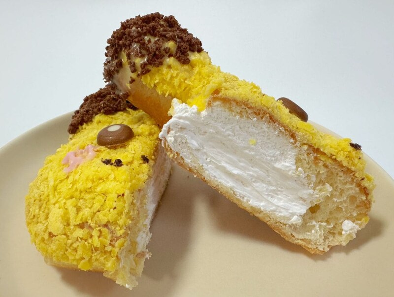 中にはたっぷりとホイップクリームが入った、食べ応えも100点満点なドーナツです