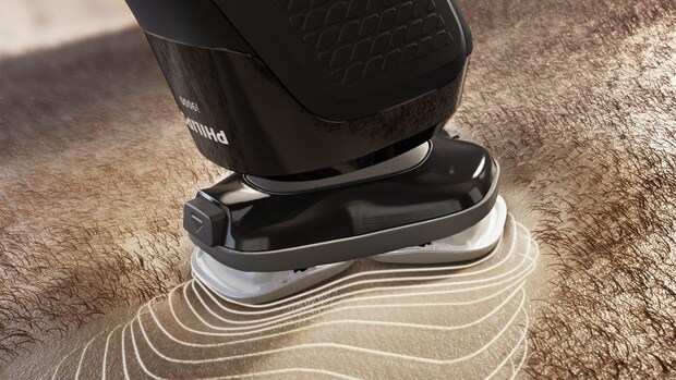 360度プレシジョンフレックスヘッドで剃り残しを少なく