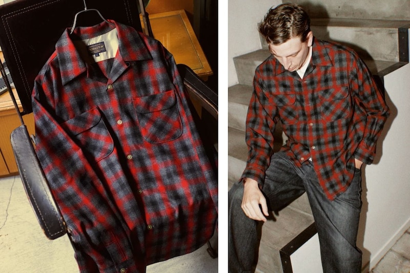 ペンドルトン フォー ワイルド ライフ テーラー「EXオープンカラーシャツ」￥33,000