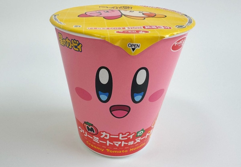 星のカービィ クリーミートマト味ヌードル