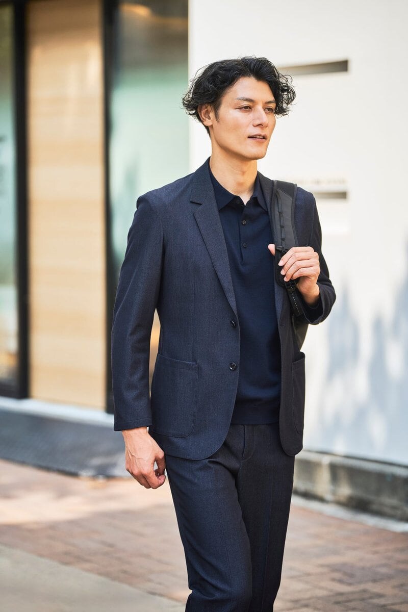 最強デニム調ジャケット