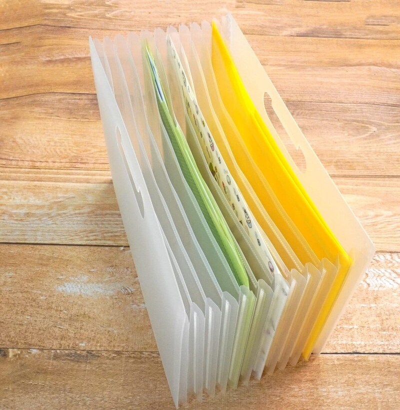 無印良品
ポリプロピレン じゃばらファイル Ａ４用 ６ポケット
