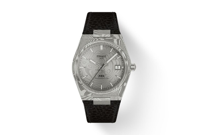 ティソ「ティソ PRX パワーマティック 80 ダマスカス」￥161,480／自動巻／38㎜径／10気圧／パワーリザーブは約80時間